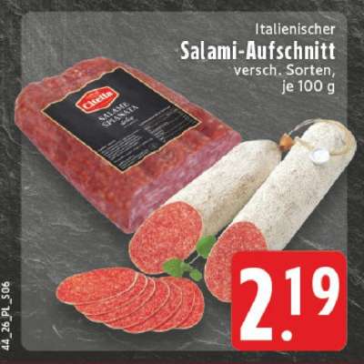 Italienischer Salami-Aufschnitt