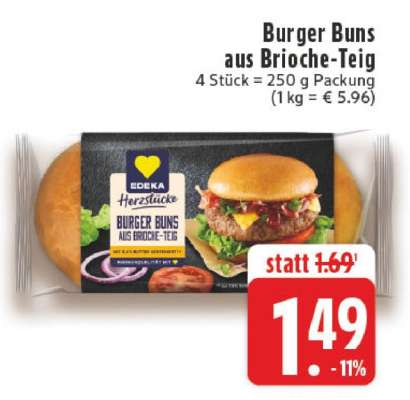 Burger Buns aus Brioche-Teig