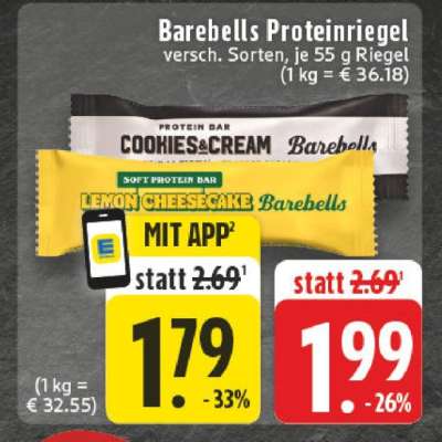 Barebells Proteinriegel