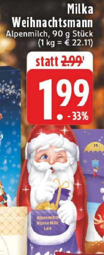 MILKA Weihnachtsmann