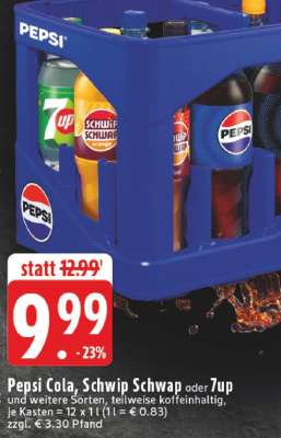 Pepsi Cola, Schwip Schwap oder 7up