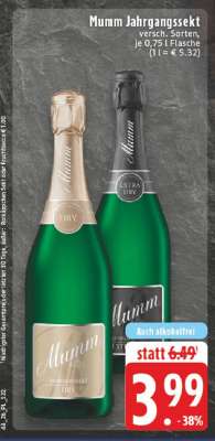 Mumm Jahrgangssekt