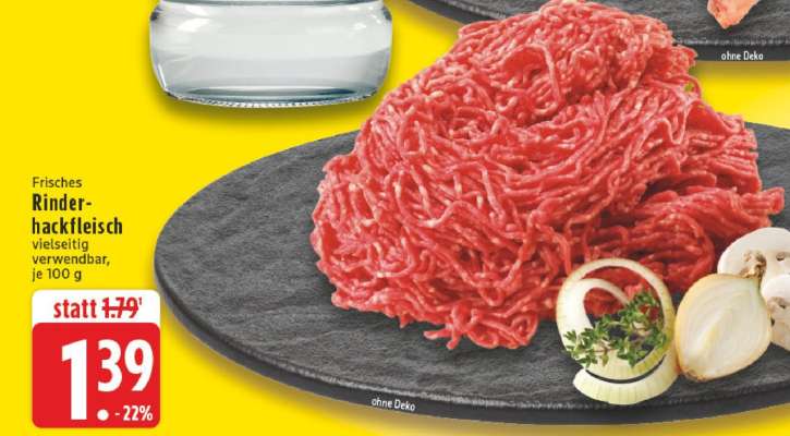 Frisches Rinderhackfleisch