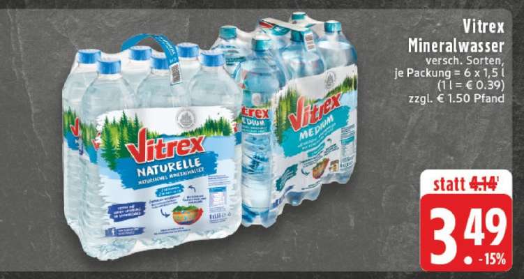 Vitrex Mineralwasser