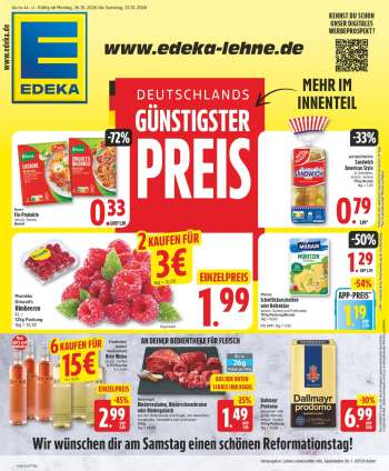 Prospekte Edeka - 26.10.2026 - 31.10.2026.
