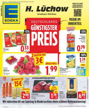 Prospekte Edeka - 26.10.2026 - 31.10.2026.