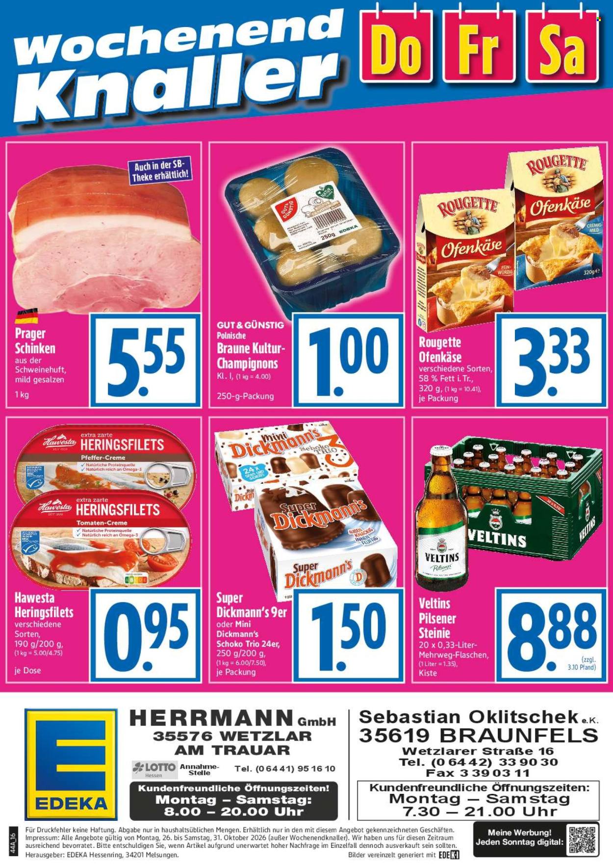 Edeka Prospekte  - 26.10.2026 - 31.10.2026. Seite 16