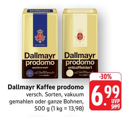 Dallmayr Kaffee prodomo