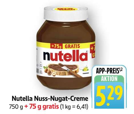 Nutella Nuss-Nugat-Creme