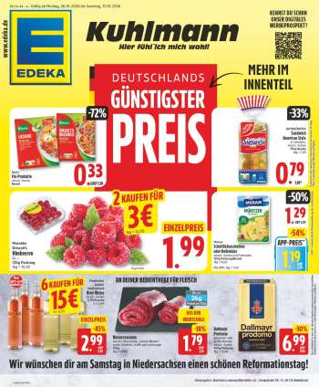 Prospekte Edeka - 26.10.2026 - 31.10.2026.