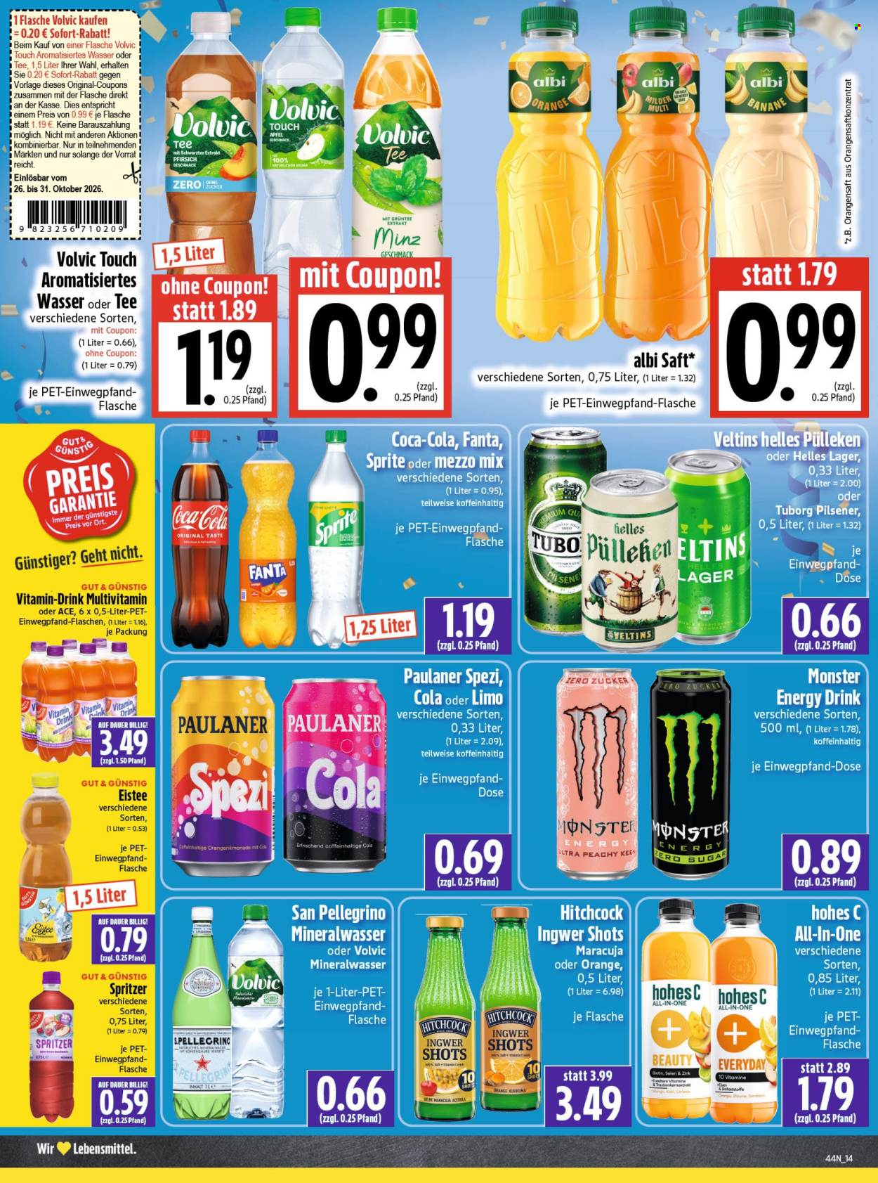 Edeka Prospekte  - 26.10.2026 - 31.10.2026. Seite 14