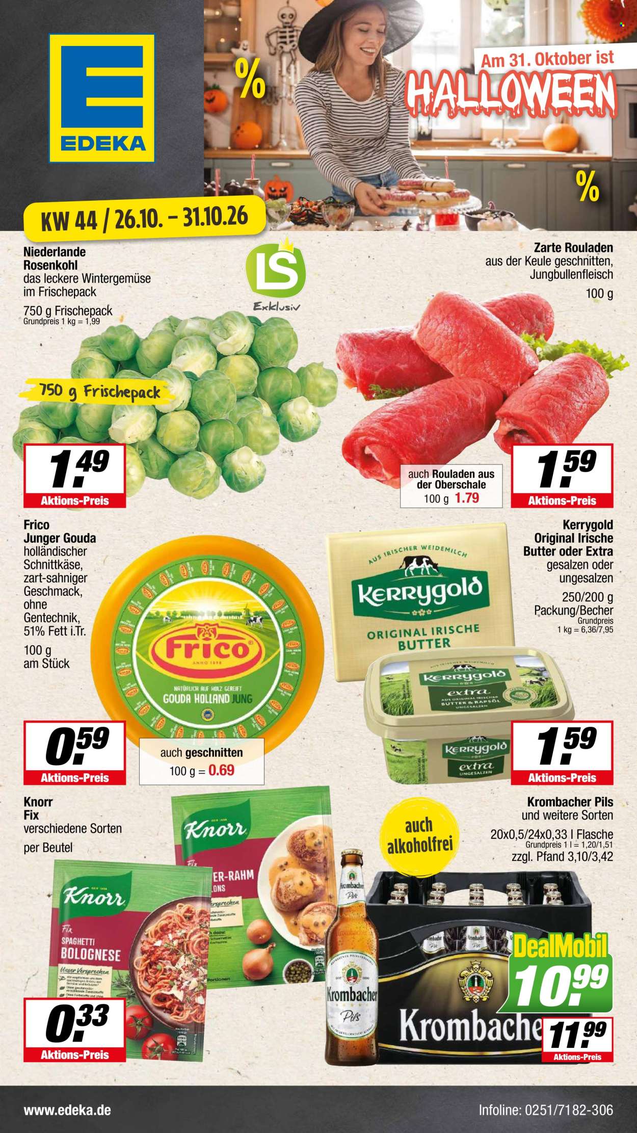Edeka Prospekte  - 26.10.2026 - 31.10.2026. Seite 1