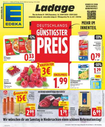 Prospekte Edeka - 26.10.2026 - 31.10.2026.