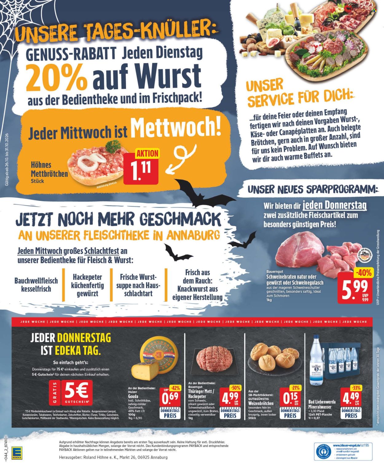 Edeka Prospekte  - 26.10.2026 - 31.10.2026. Seite 2