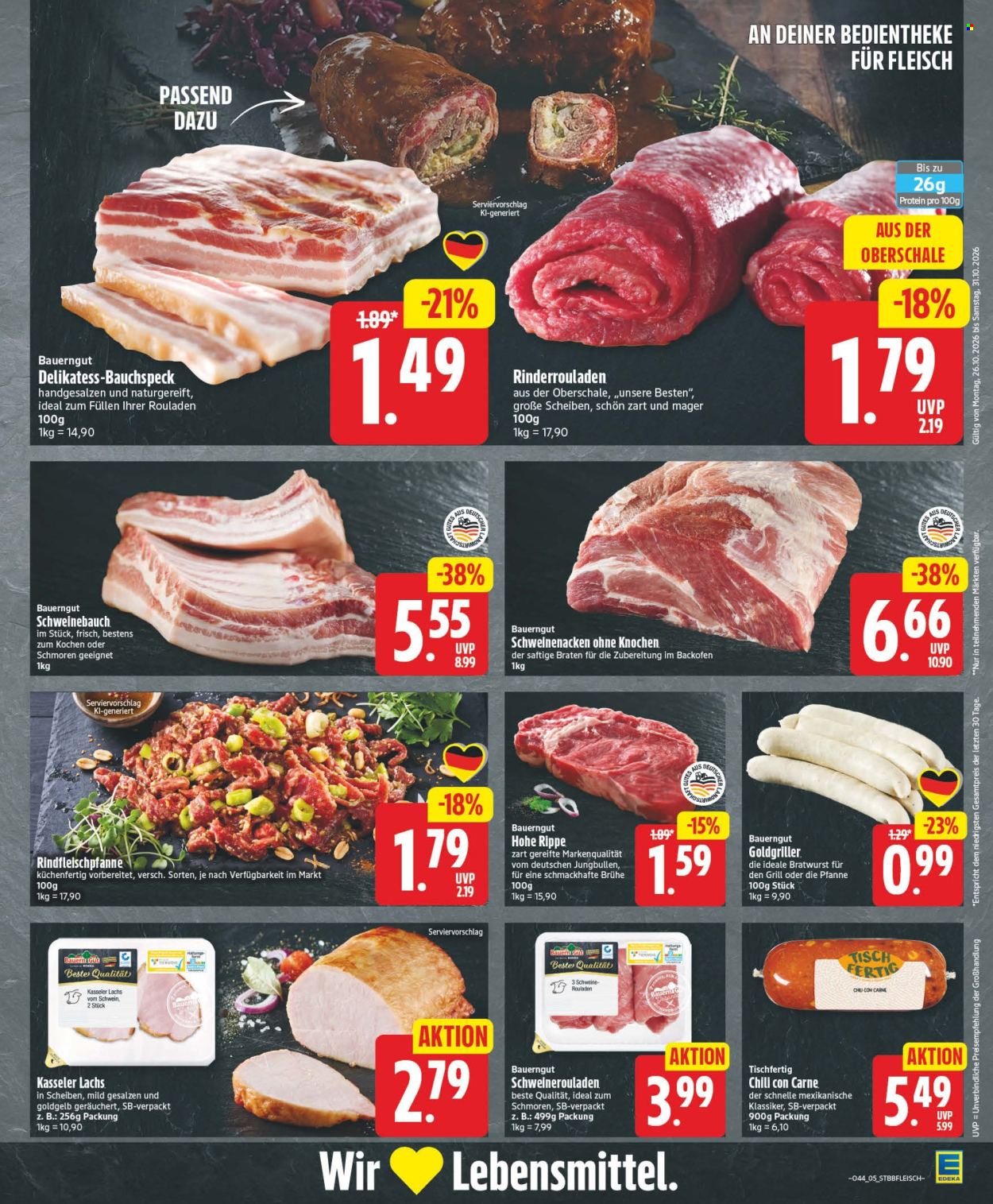 Edeka Prospekte  - 26.10.2026 - 31.10.2026. Seite 7
