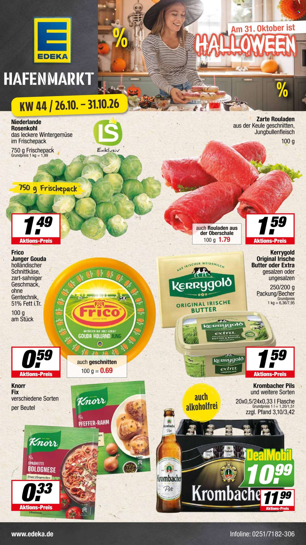 Edeka Prospekte  - 26.10.2026 - 31.10.2026. Seite 1