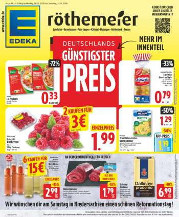 Prospekte Edeka - 26.10.2026 - 31.10.2026.