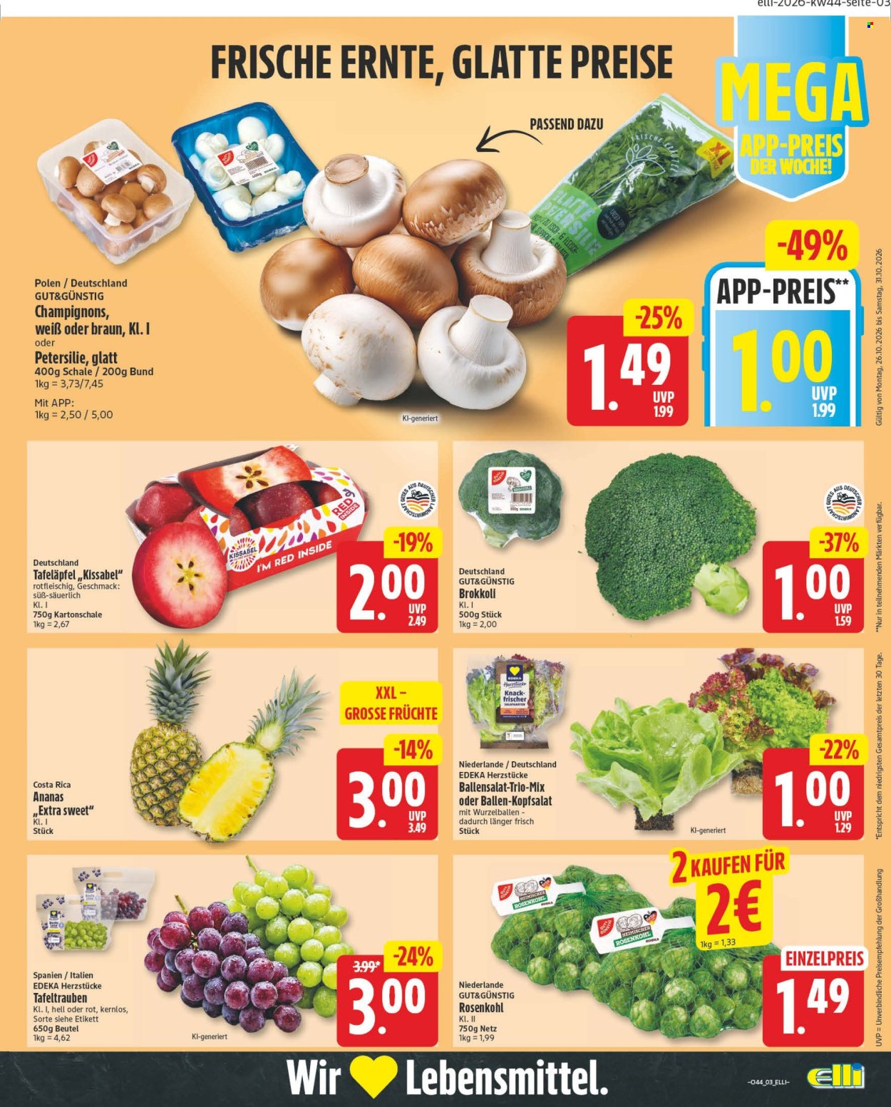 Edeka Prospekte  - 26.10.2026 - 31.10.2026. Seite 3