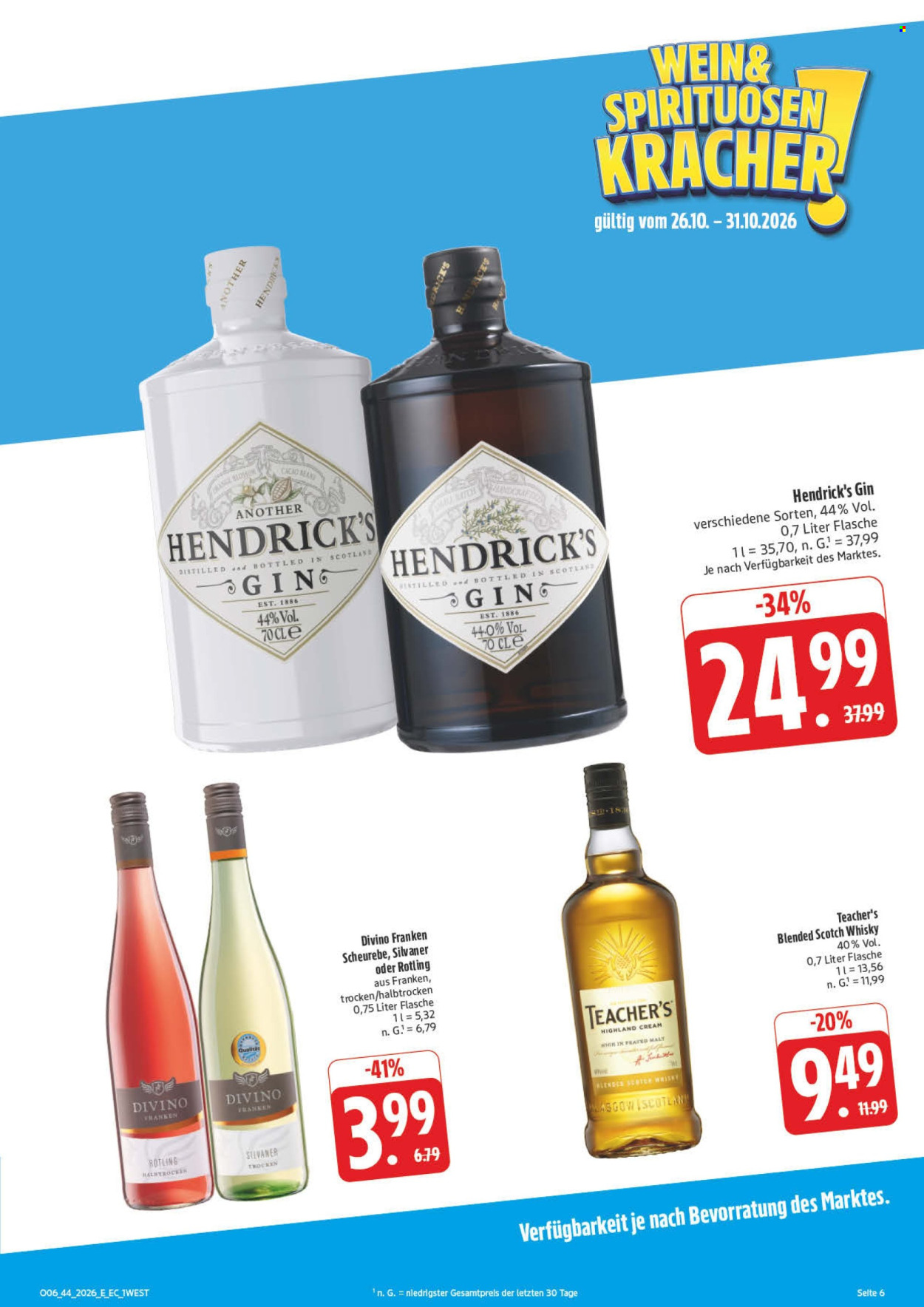 Edeka Prospekte  - 26.10.2026 - 31.10.2026. Seite 11