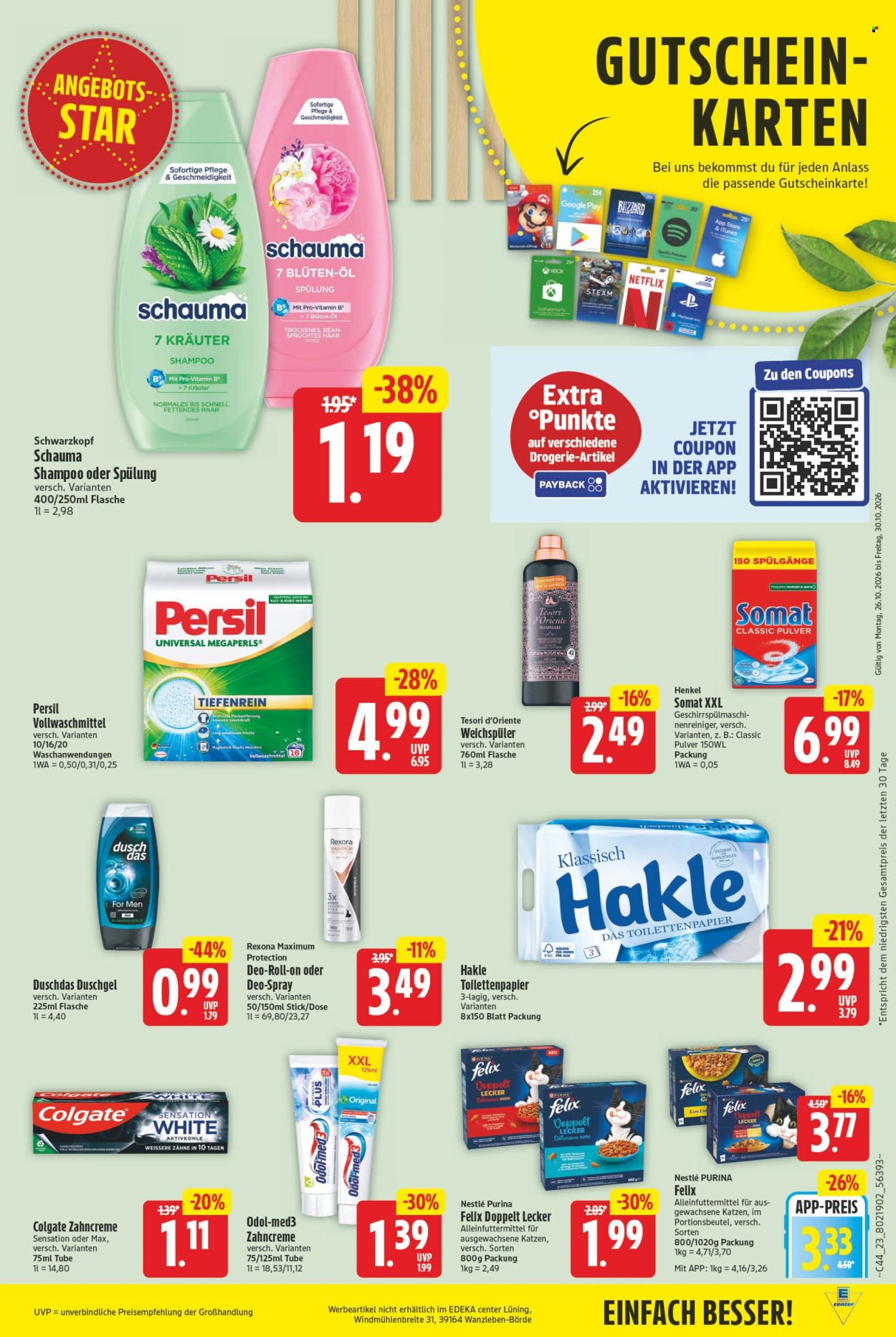 E center Prospekte  - 26.10.2026 - 31.10.2026. Seite 28