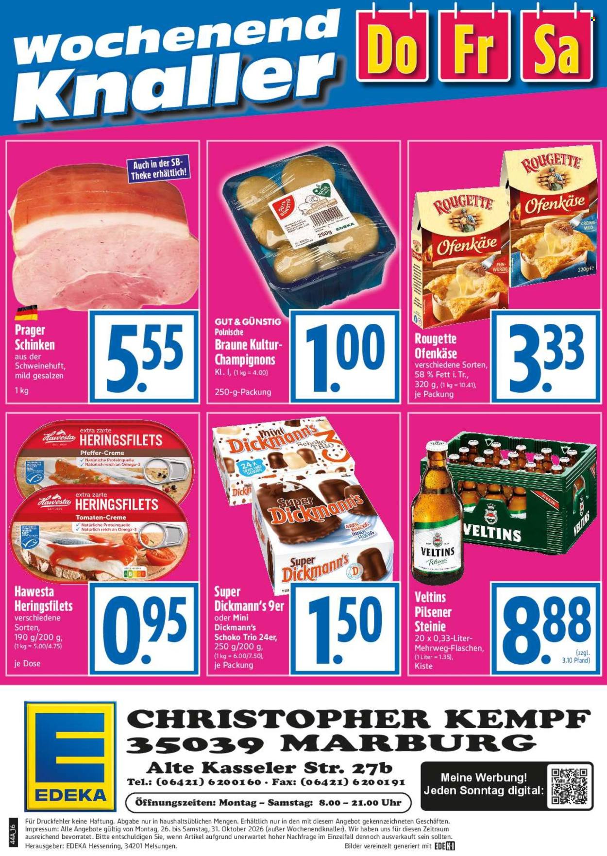 Edeka Prospekte  - 26.10.2026 - 31.10.2026. Seite 16