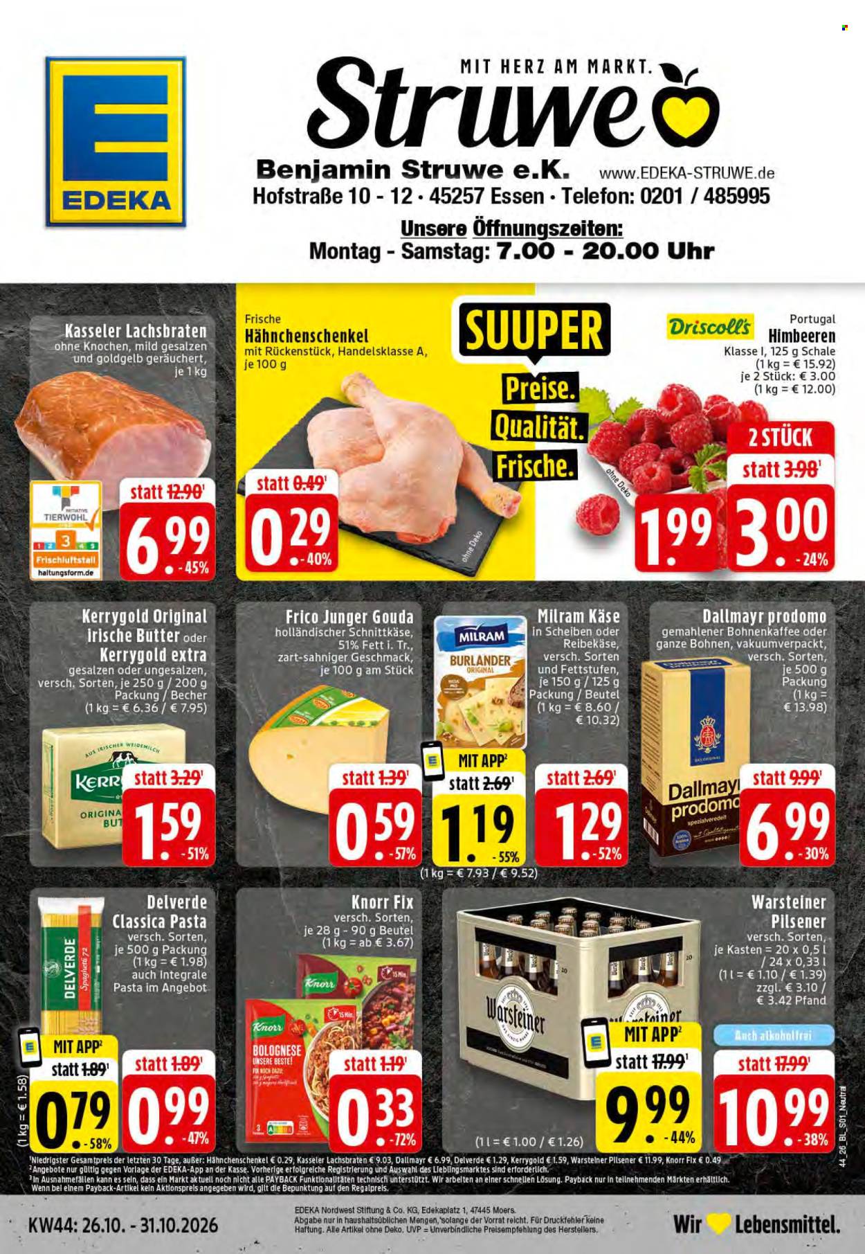 Edeka Prospekte  - 26.10.2026 - 31.10.2026. Seite 1