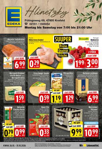 Prospekte Edeka - 26.10.2026 - 31.10.2026.