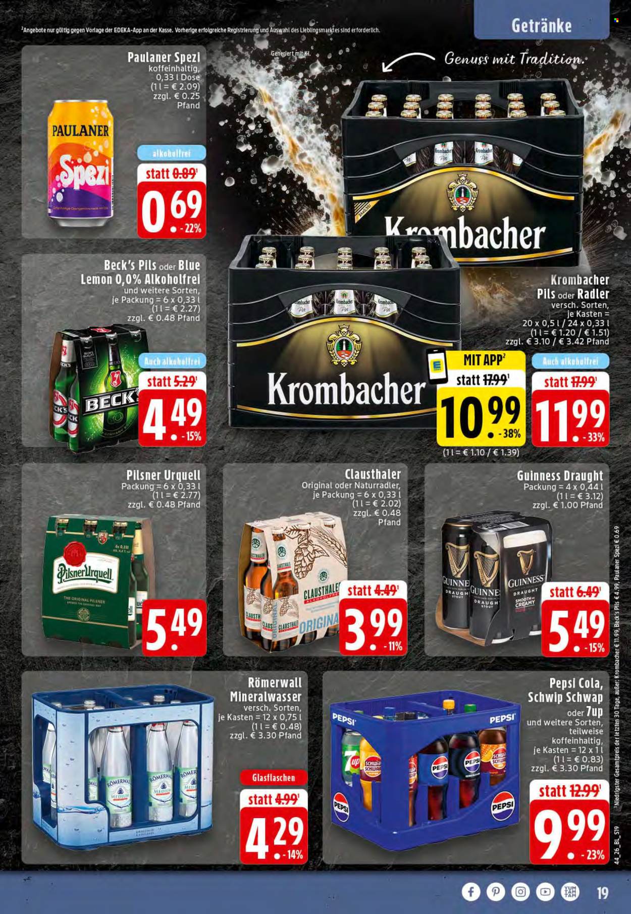Edeka Prospekte  - 26.10.2026 - 31.10.2026. Seite 19
