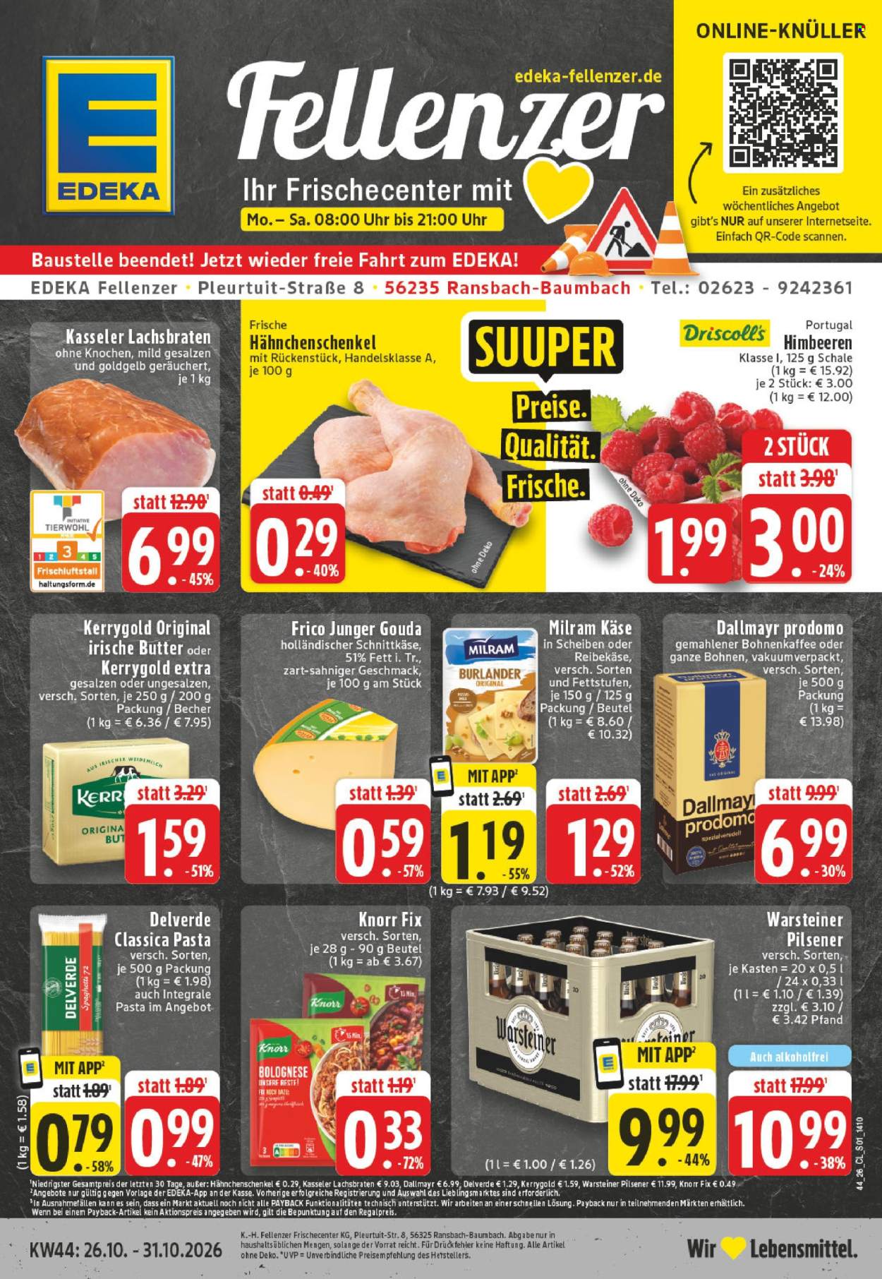 Edeka Prospekte  - 26.10.2026 - 31.10.2026. Seite 1