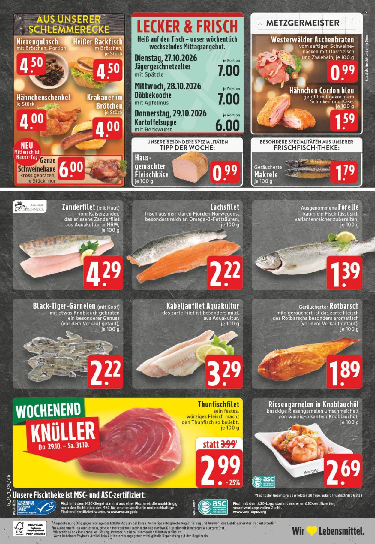 Edeka Prospekte  - 26.10.2026 - 31.10.2026. Seite 26