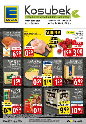 Prospekte Edeka - 26.10.2026 - 31.10.2026.
