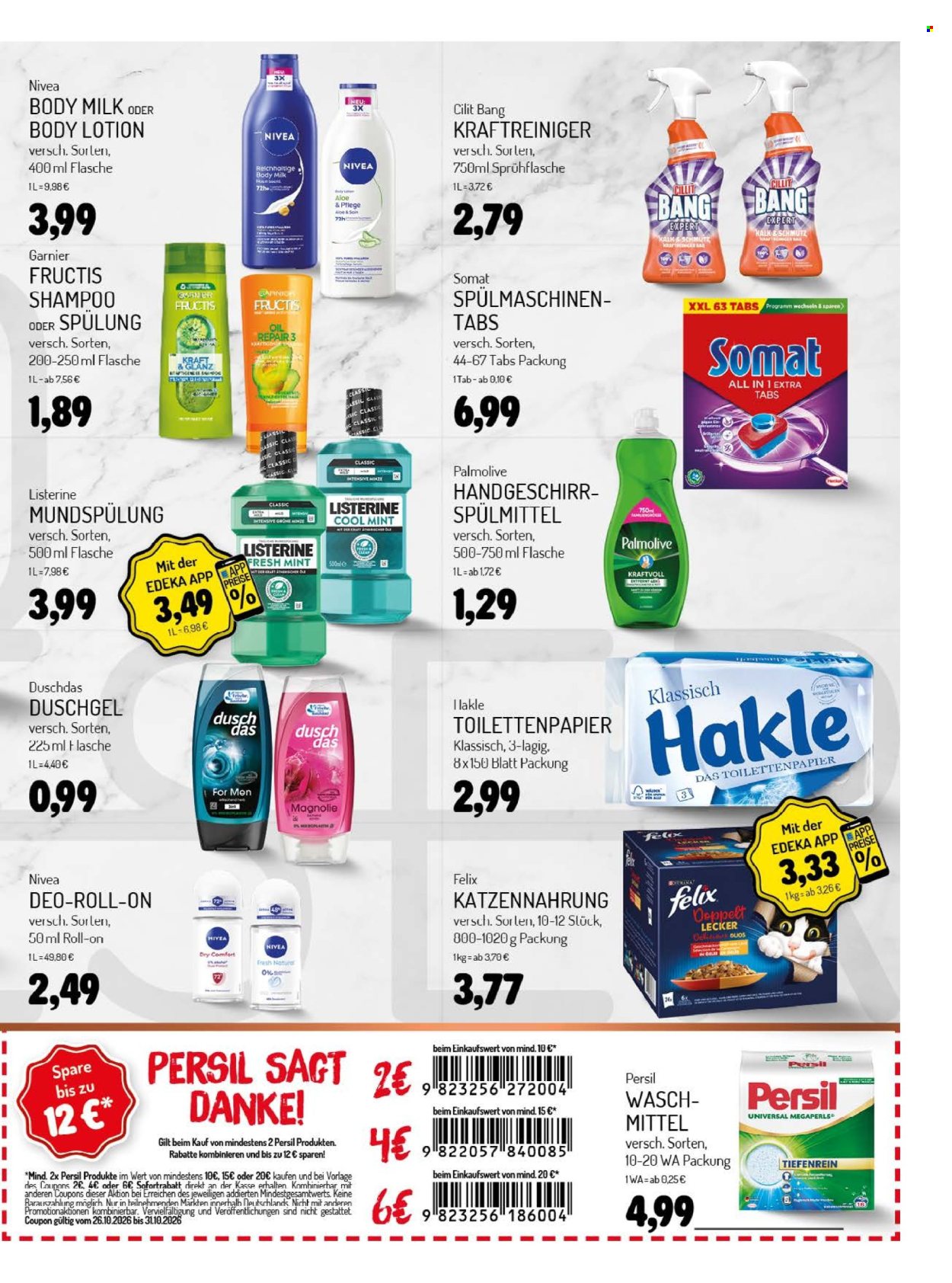 Edeka Prospekte  - 26.10.2026 - 31.10.2026. Seite 15