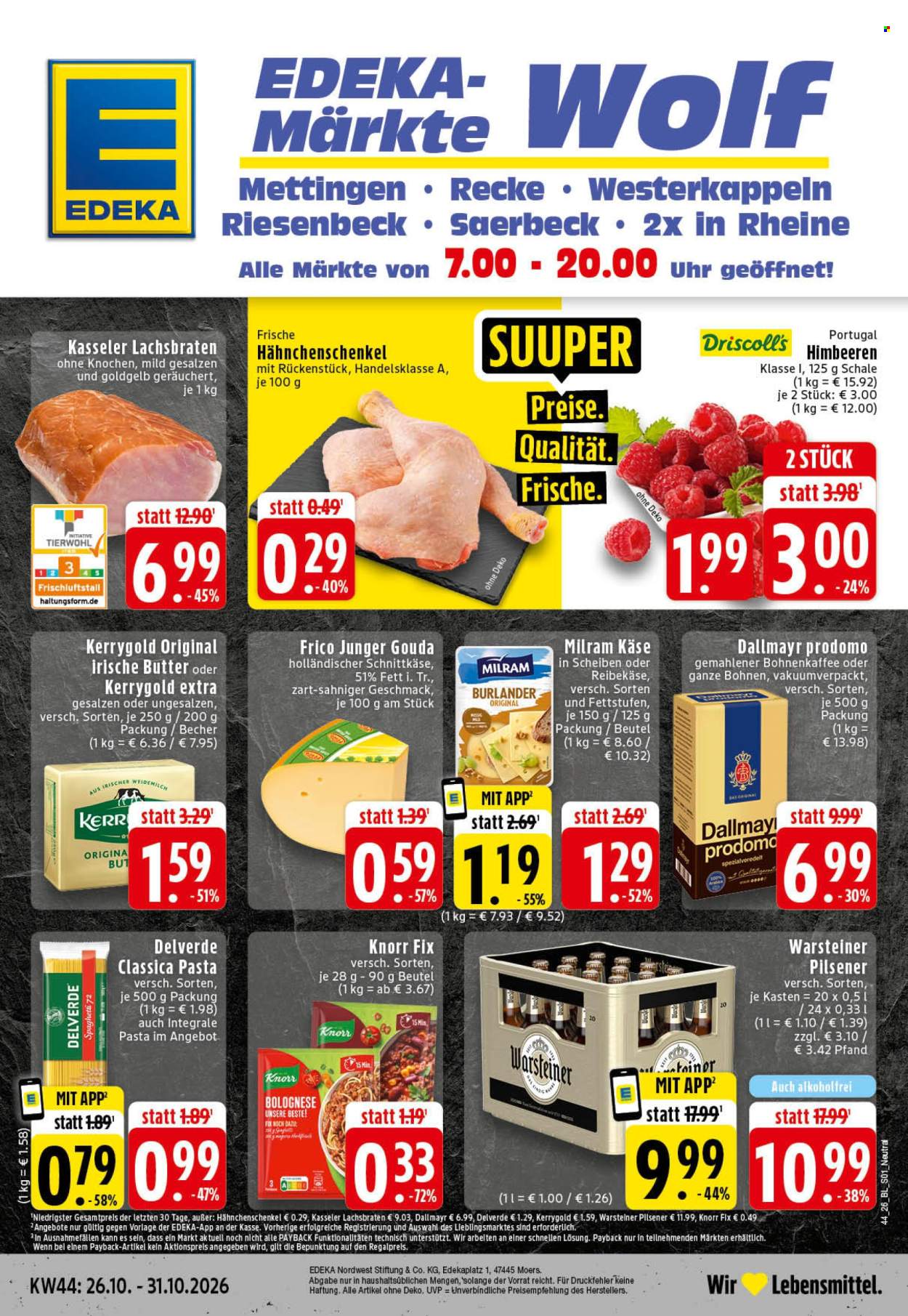 Edeka Prospekte  - 26.10.2026 - 31.10.2026. Seite 1