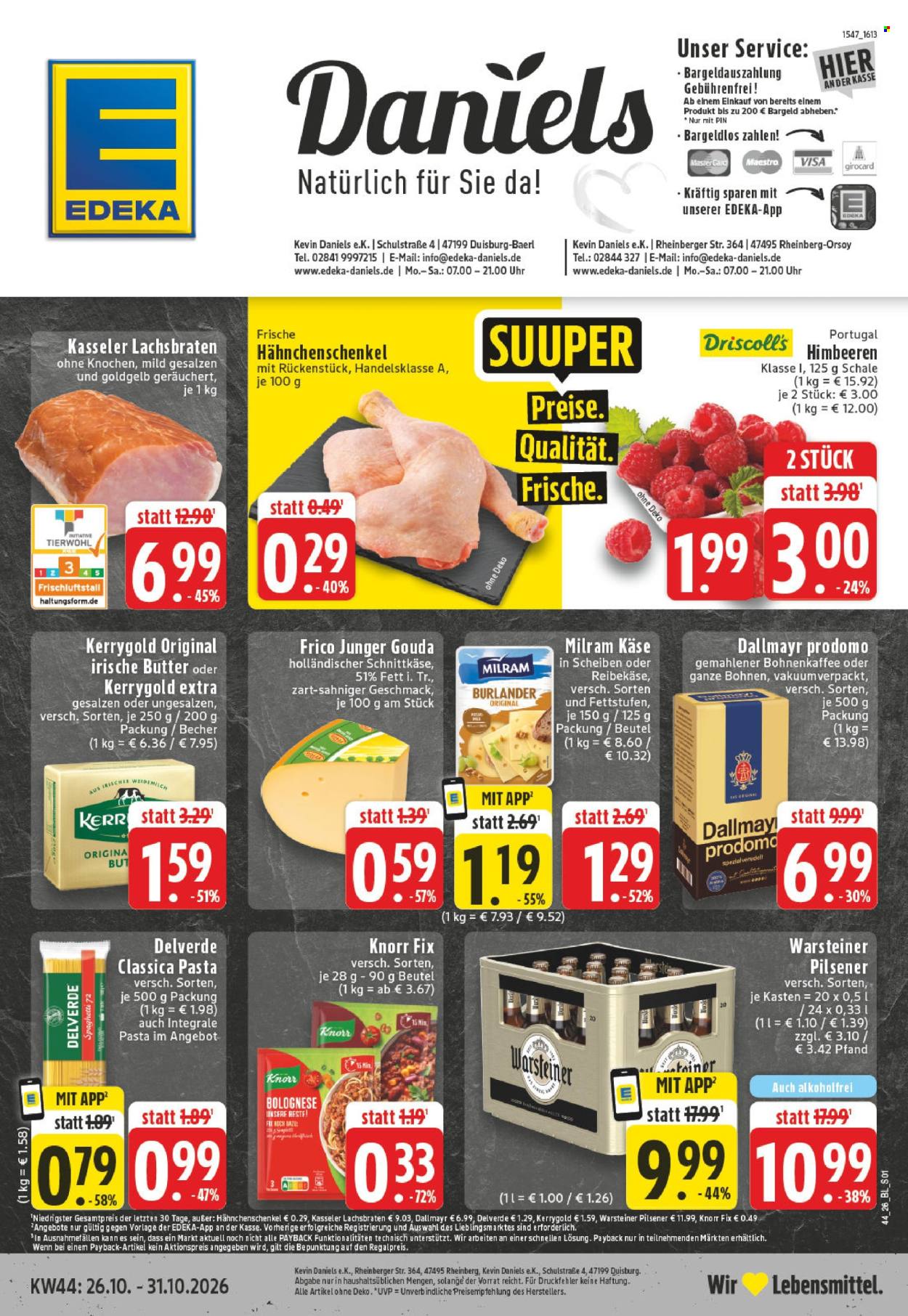 Edeka Prospekte  - 26.10.2026 - 31.10.2026. Seite 1