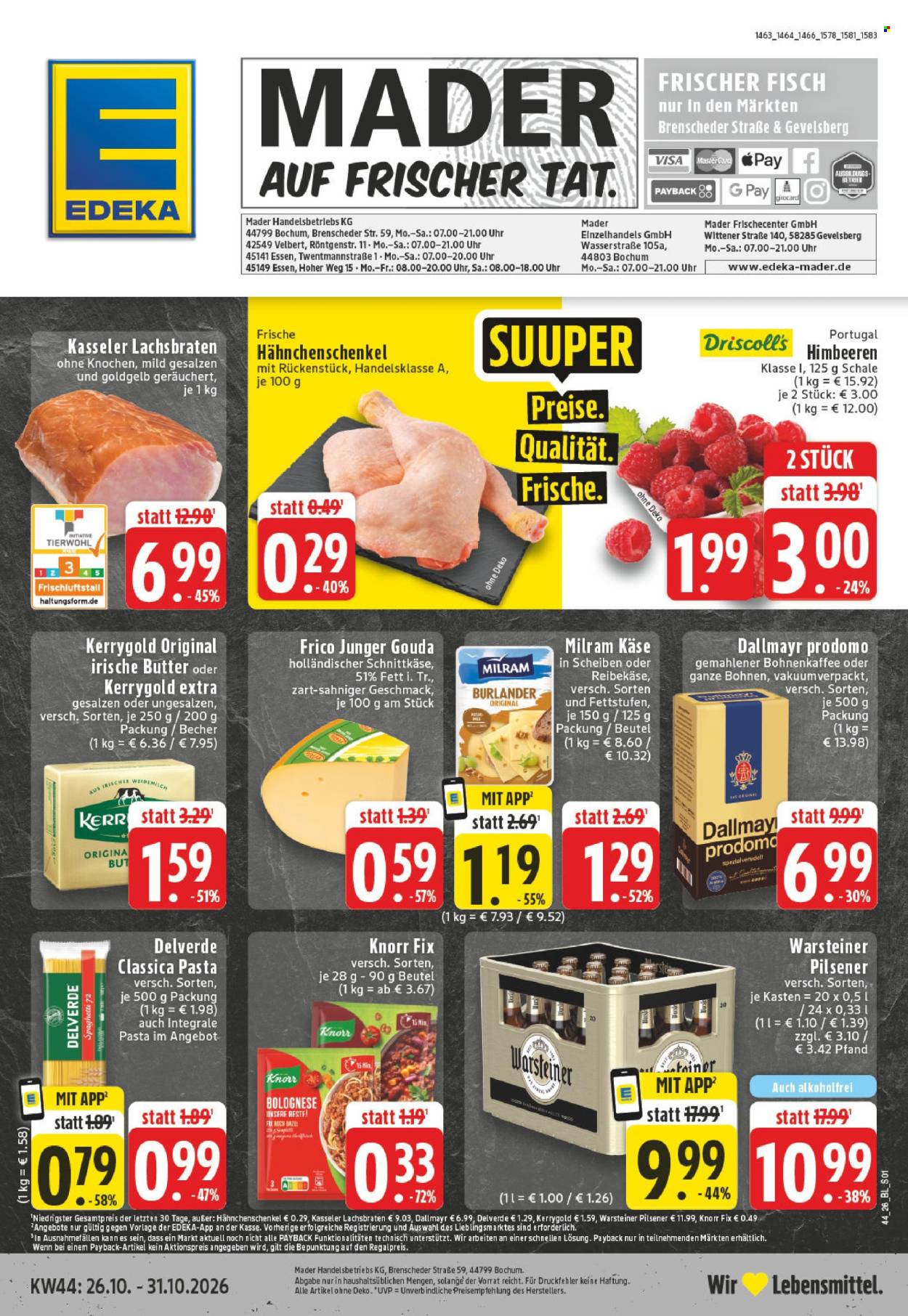 Edeka Prospekte  - 26.10.2026 - 31.10.2026. Seite 1