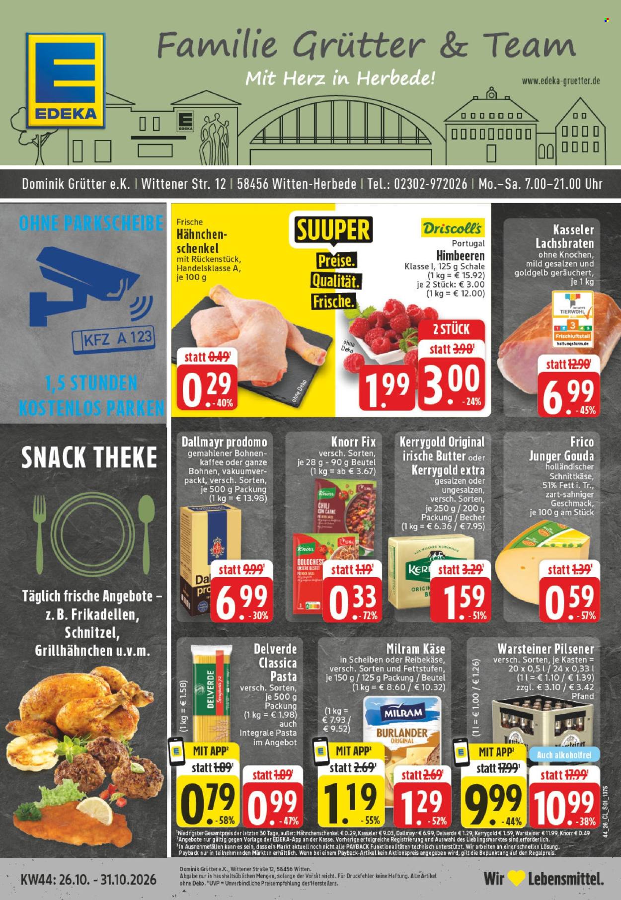 Edeka Prospekte  - 26.10.2026 - 31.10.2026. Seite 1