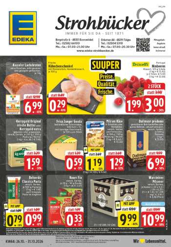 Prospekte Edeka - 26.10.2026 - 31.10.2026.