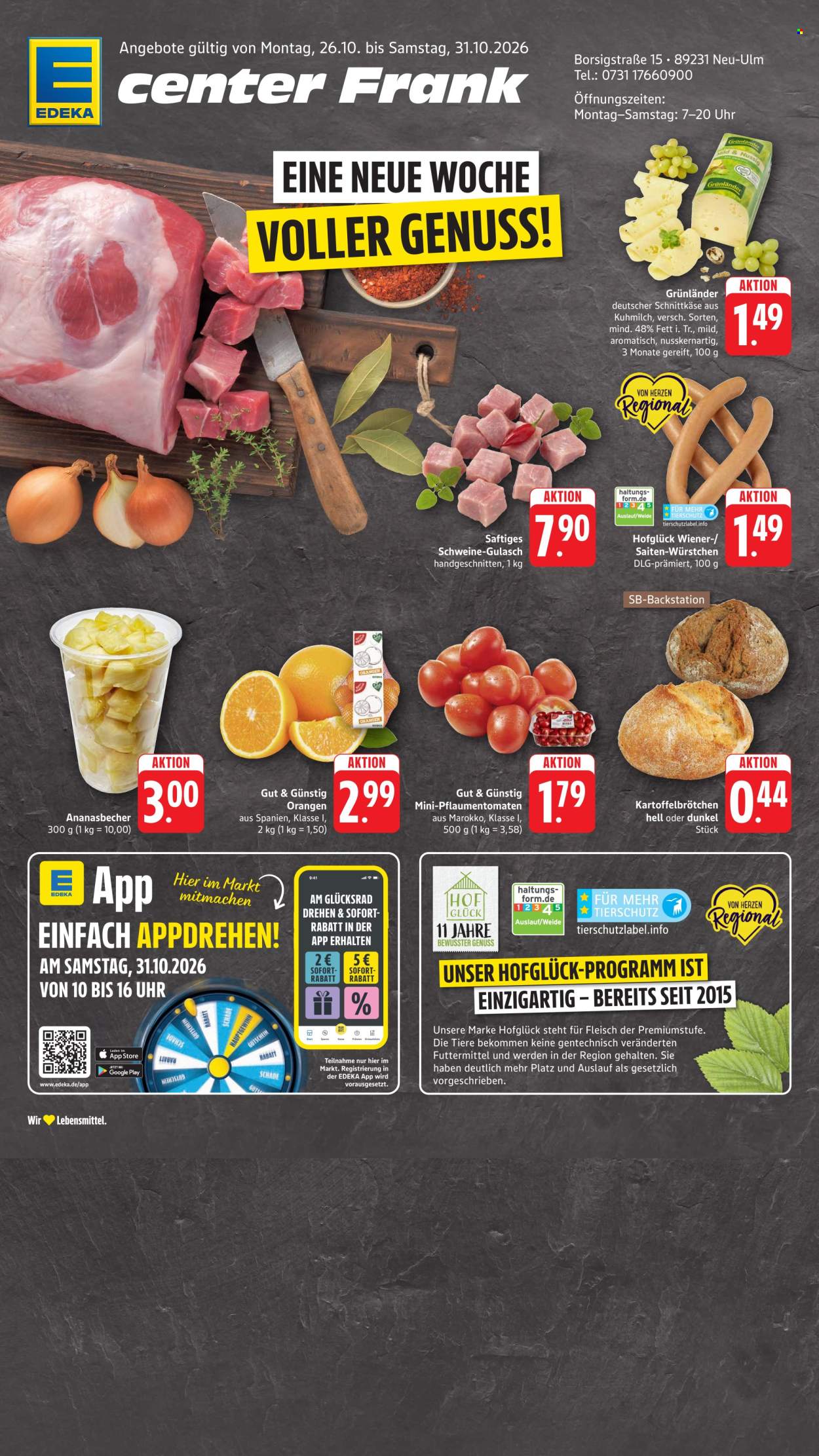 E center Prospekte  - 26.10.2026 - 31.10.2026. Seite 1