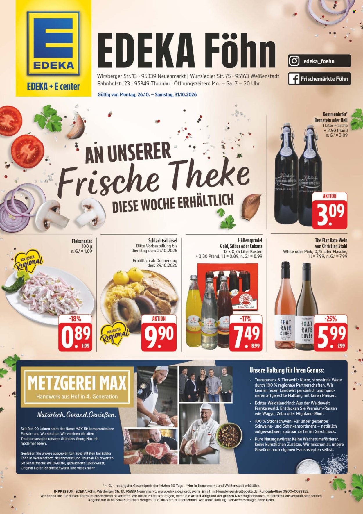 Edeka Prospekte  - 26.10.2026 - 31.10.2026. Seite 2