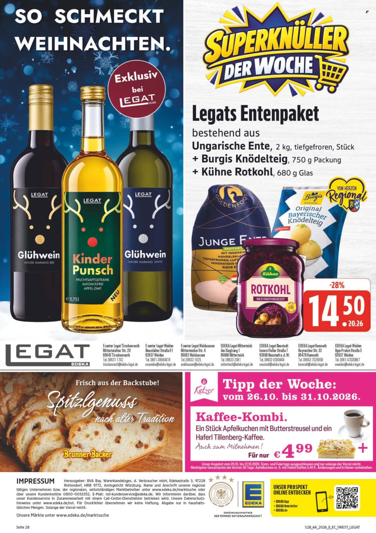 Edeka Prospekte  - 26.10.2026 - 31.10.2026. Seite 2