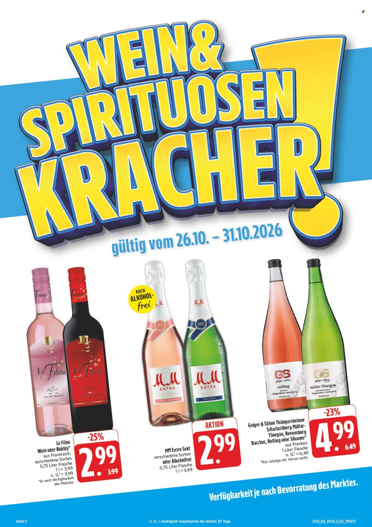 Edeka Prospekte  - 26.10.2026 - 31.10.2026. Seite 12