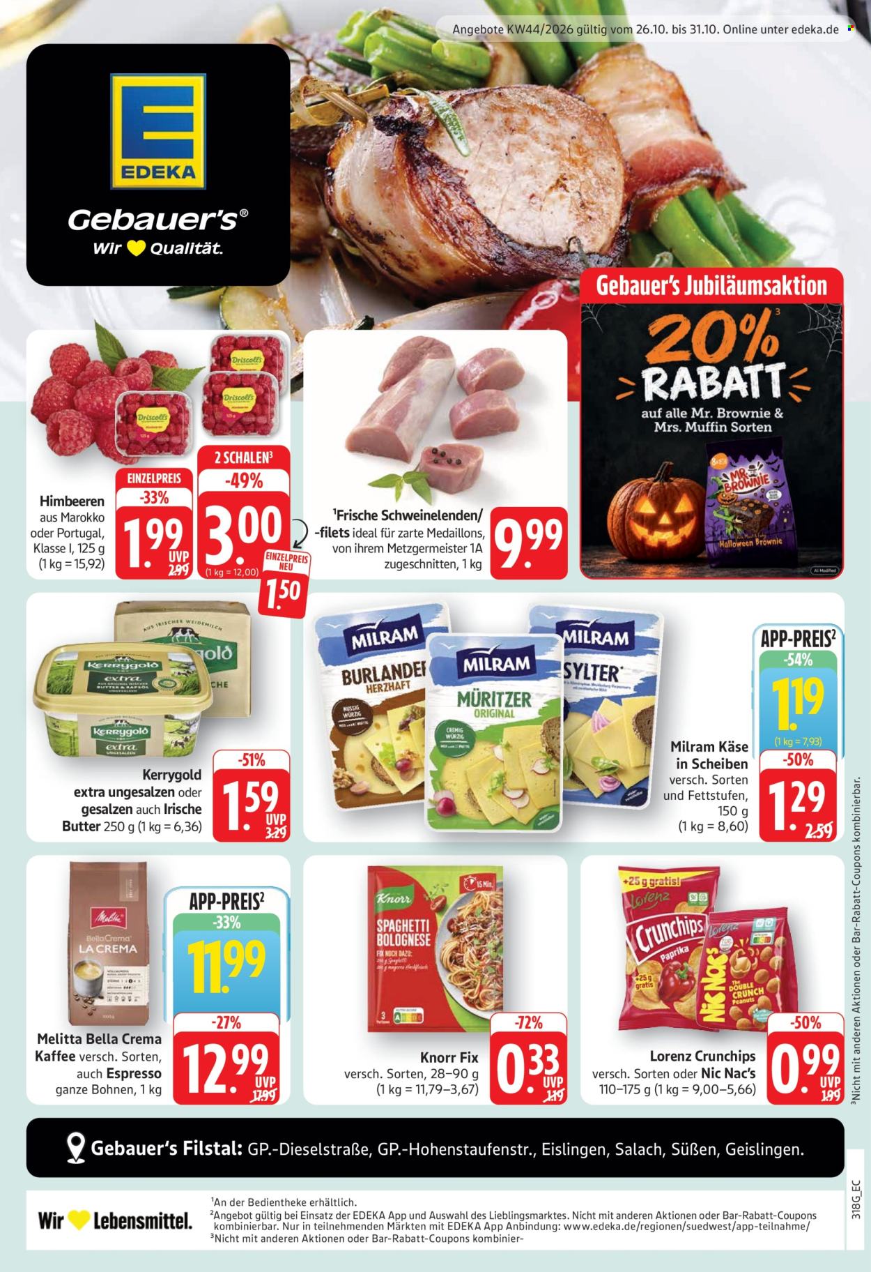 E center Prospekte  - 26.10.2026 - 31.10.2026. Seite 1