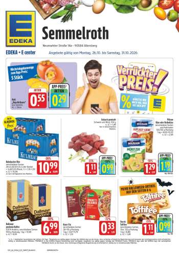 Prospekte Edeka - 26.10.2026 - 31.10.2026.