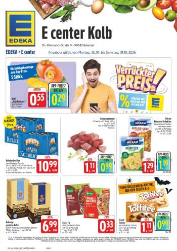 Prospekte E center - 26.10.2026 - 31.10.2026.