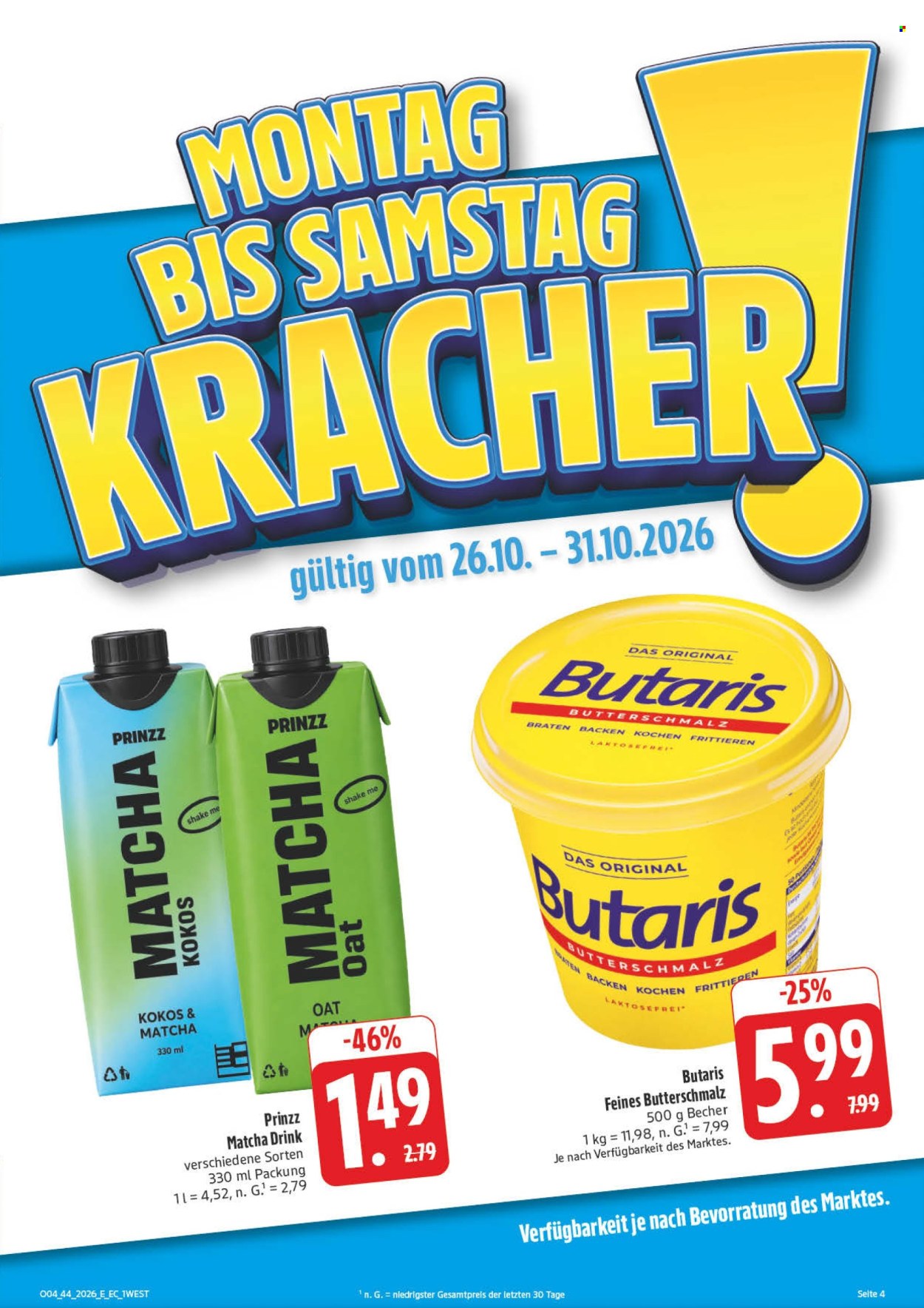 Edeka Prospekte  - 26.10.2026 - 31.10.2026. Seite 7