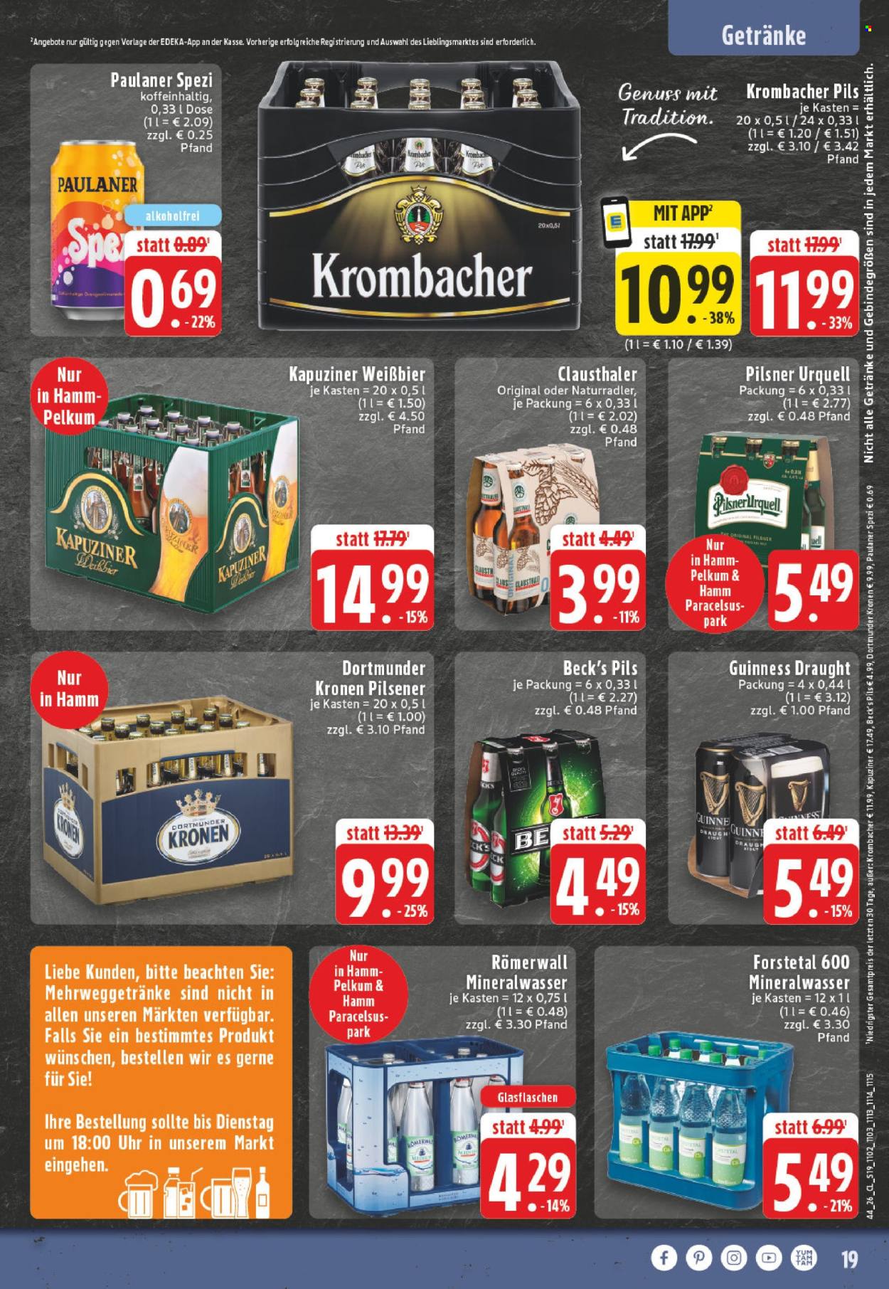 Edeka Prospekte  - 26.10.2026 - 31.10.2026. Seite 19