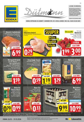 Prospekte Edeka - 26.10.2026 - 31.10.2026.