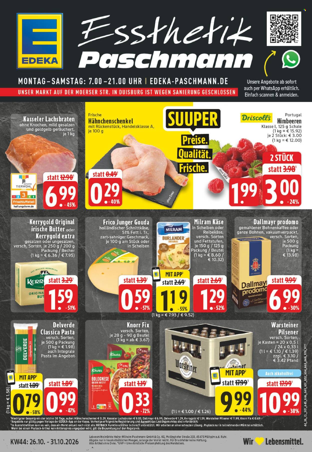 Edeka Prospekte  - 26.10.2026 - 31.10.2026. Seite 1