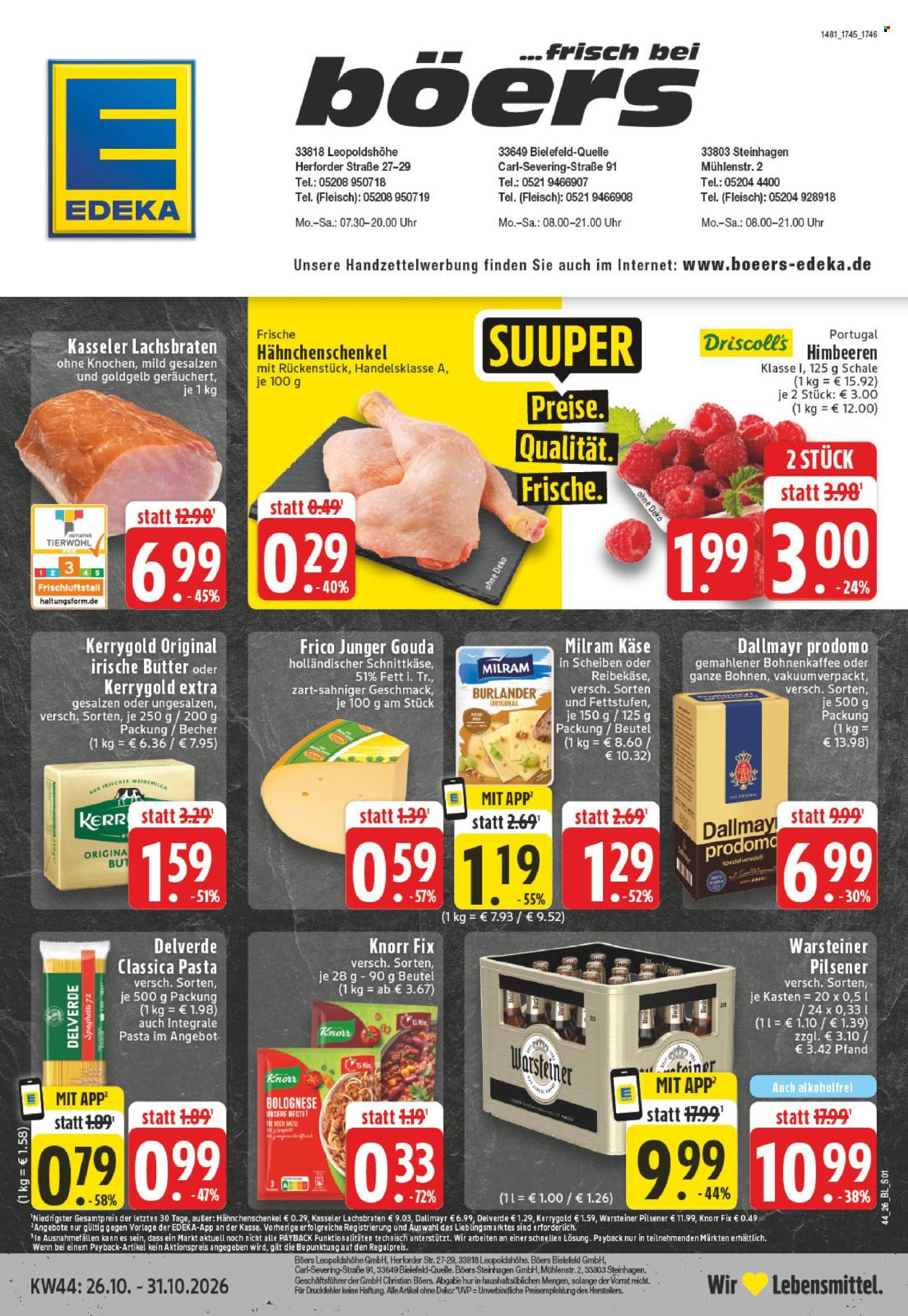 Edeka Prospekte  - 26.10.2026 - 31.10.2026. Seite 1