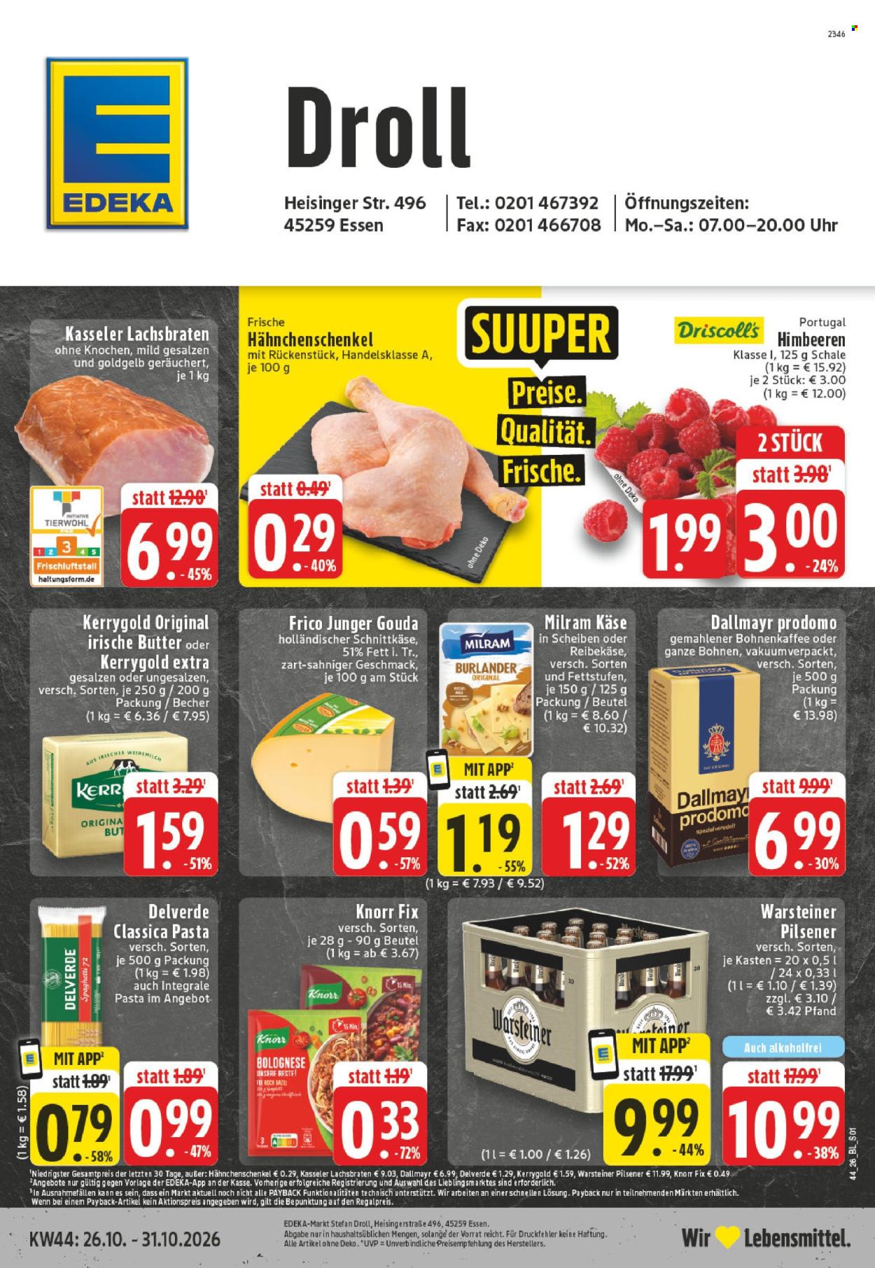 Edeka Prospekte  - 26.10.2026 - 31.10.2026. Seite 1